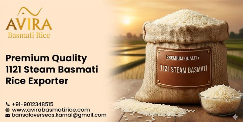 1121 Steam Basmati Rice Exporter