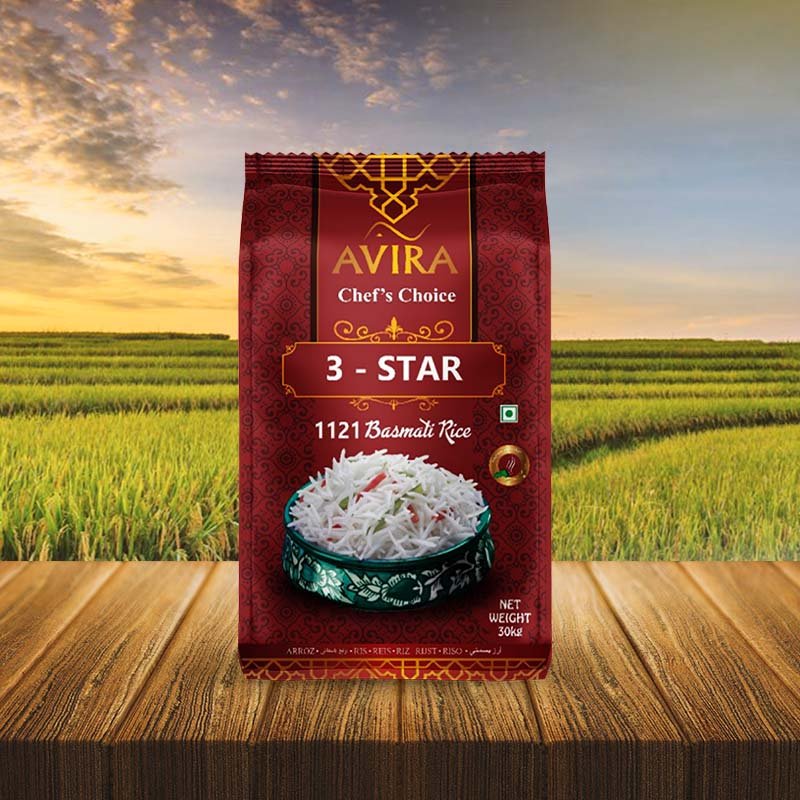 Avira 3 Star 1121 Steam Basmati Rice