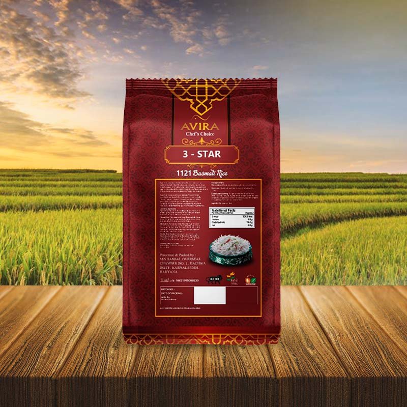 Avira 3 Star 1121 Steam Basmati Rice