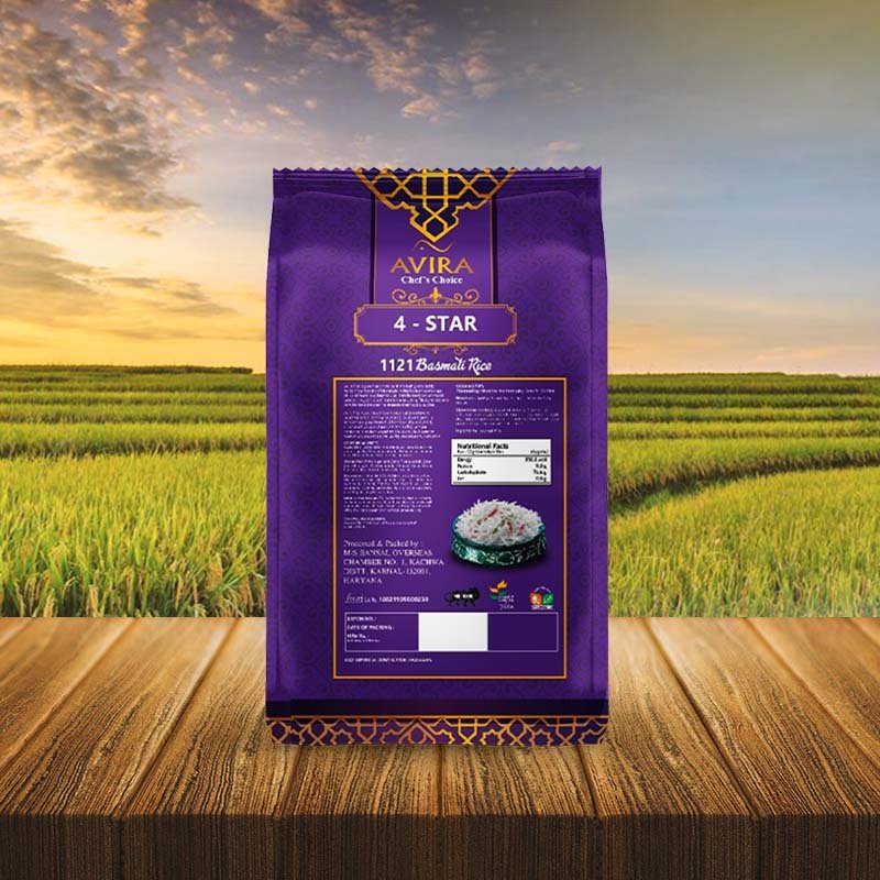 Avira 4 Star 1121 Steam Basmati Rice