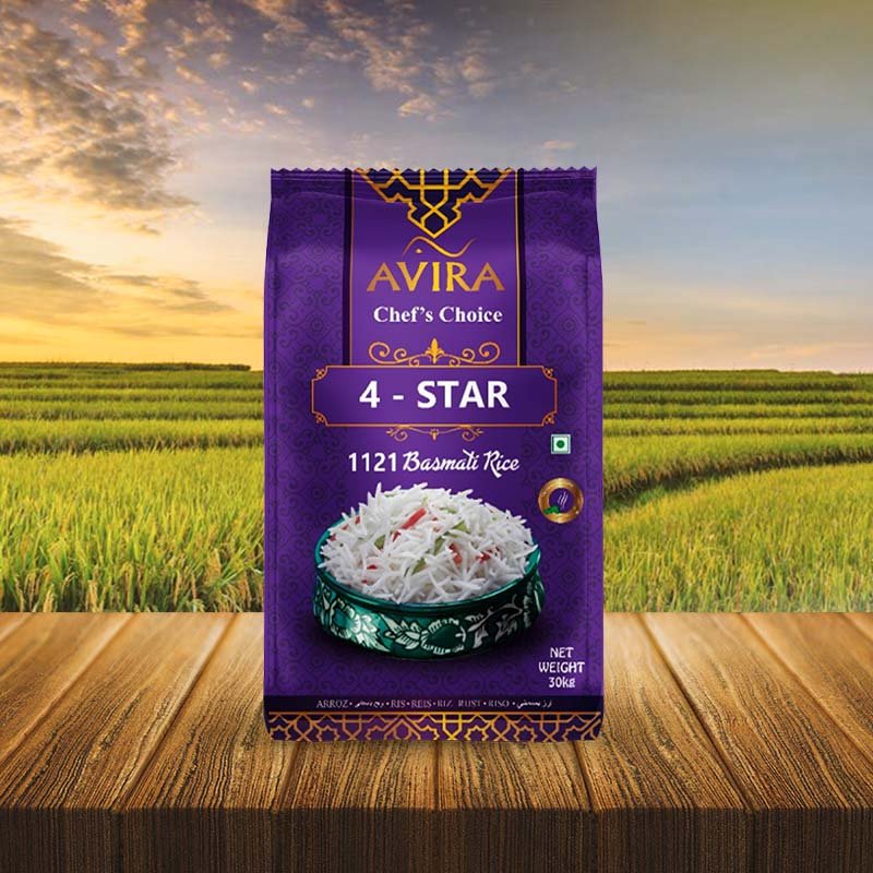Avira 4 Star 1121 Steam Basmati Rice