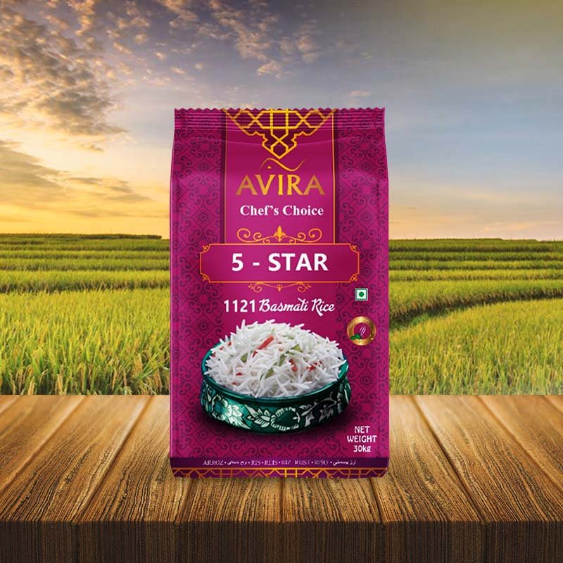 Avira 5 Star 1121 Steam Basmati Rice